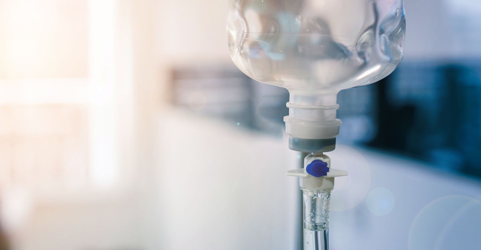An IV drip