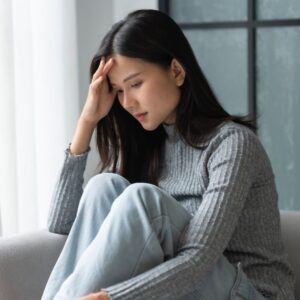 woman who is stressed out